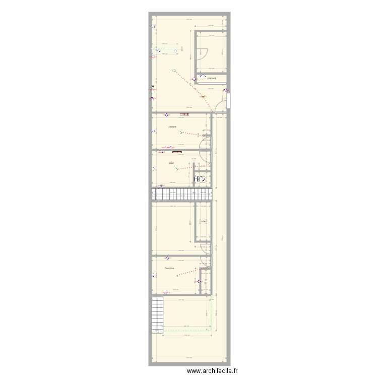 Pontevest - ETAGE. Plan de 0 pièce et 0 m2
