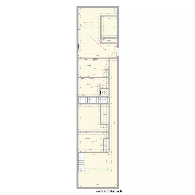 Pontevest - ETAGE. Plan de 