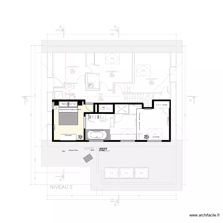 Jourdan First floor C. Plan de 2 et 9 m² Jourdan First floor C. Plan de 2 et 9 m²