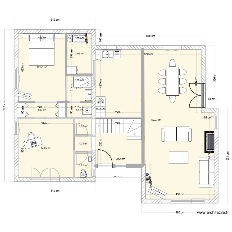 Projet3. Plan de 0 pièce et 0 m2