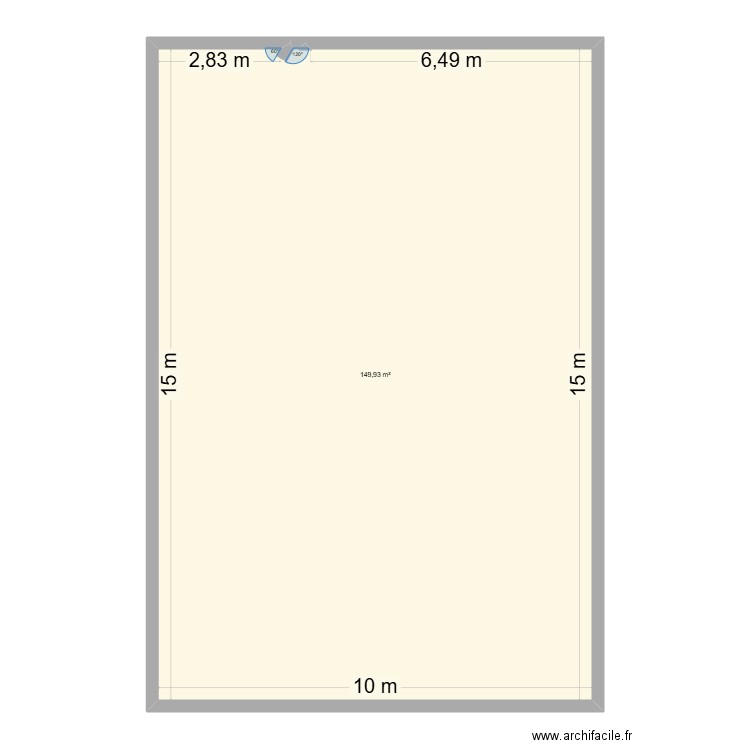 PLAN MAISON. Plan de 1 pièce et 150 m2