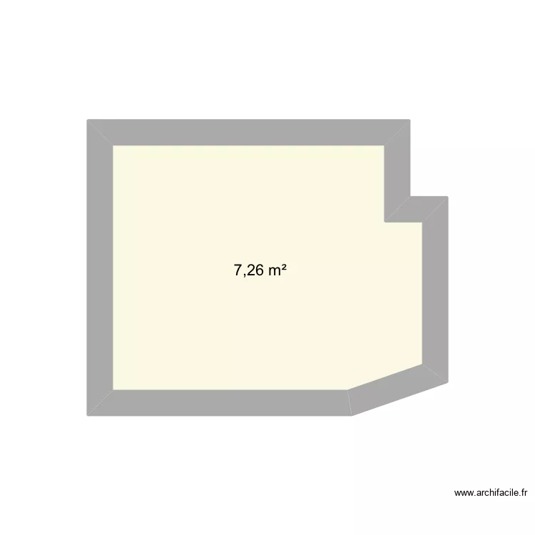 Chambre de Roro. Plan de 1 Pièce et 7 m² Chambre de Roro. Plan de 1 Pièce et 7 m²