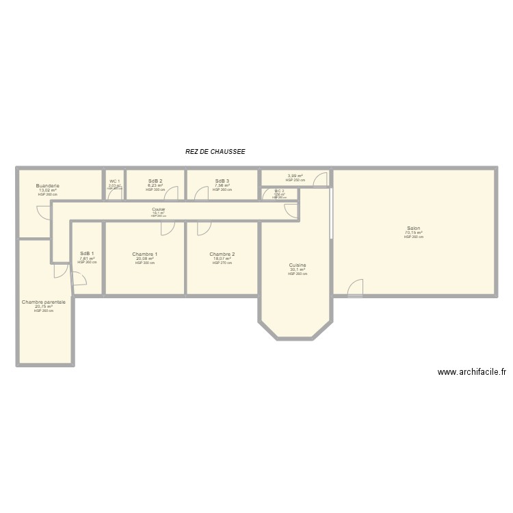 SCI COGNARDERIE - RdC. Plan de 0 pièce et 0 m2