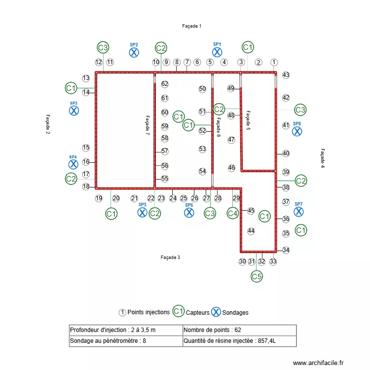 FERRING. Plan de 4 et 41 m² FERRING. Plan de 4 et 41 m²