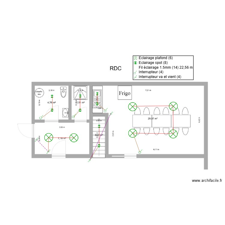Projet Wide - int. Plan de 0 pièce et 0 m2