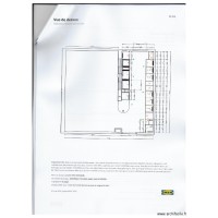 Plan électrique cuisine vue ud dessus