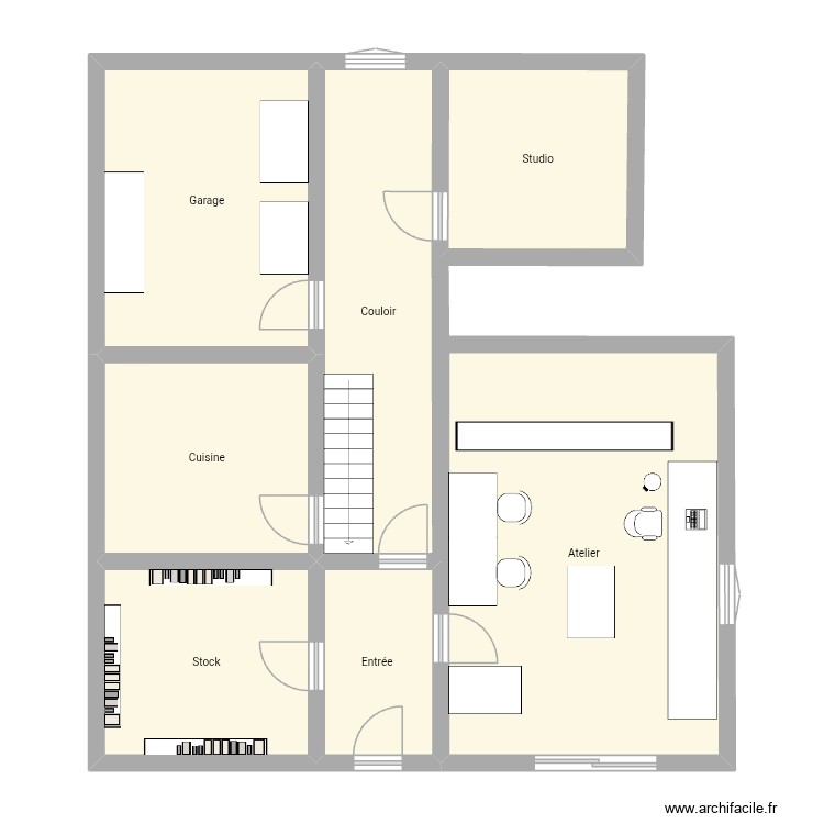 Stage. Plan de 0 pièce et 0 m2