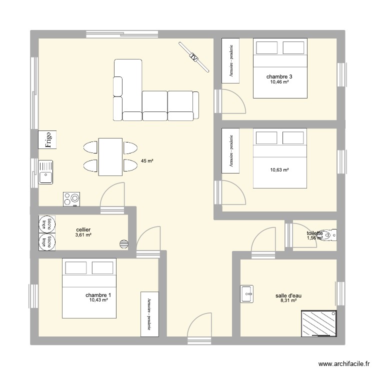 PLAN 2 ESSAI. Plan de 0 pièce et 0 m2