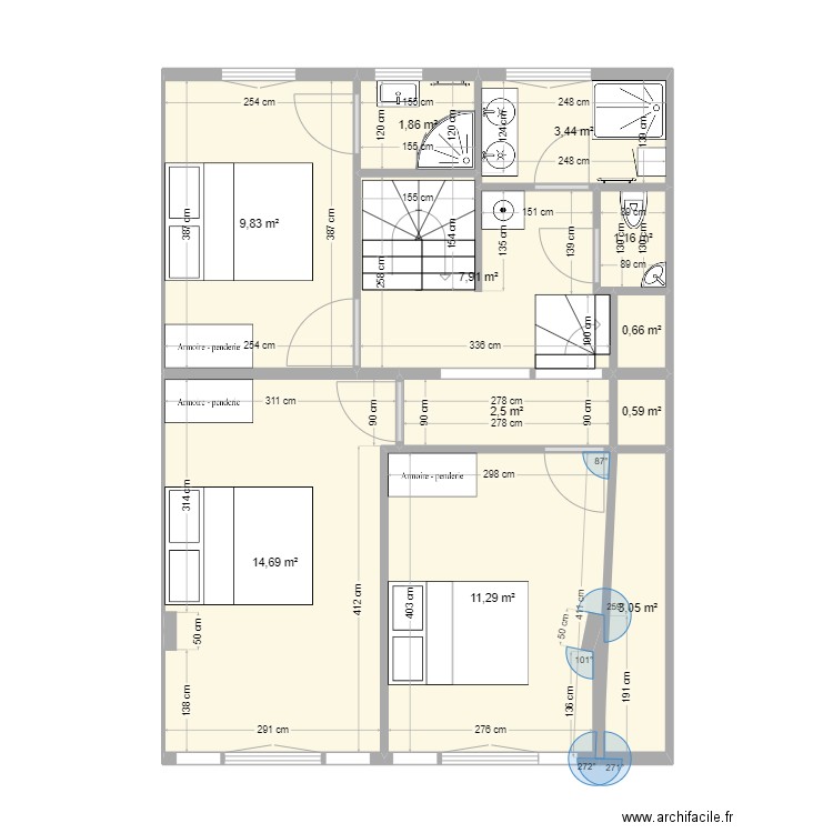La Baule 1er restauré. Plan de 0 pièce et 0 m2