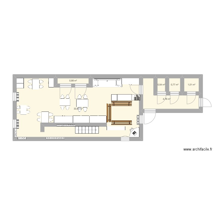 classe . Plan de 0 pièce et 0 m2