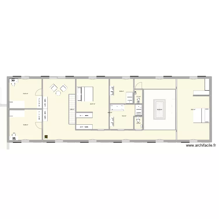 la galnerie. Plan de la galnerie. Plan de