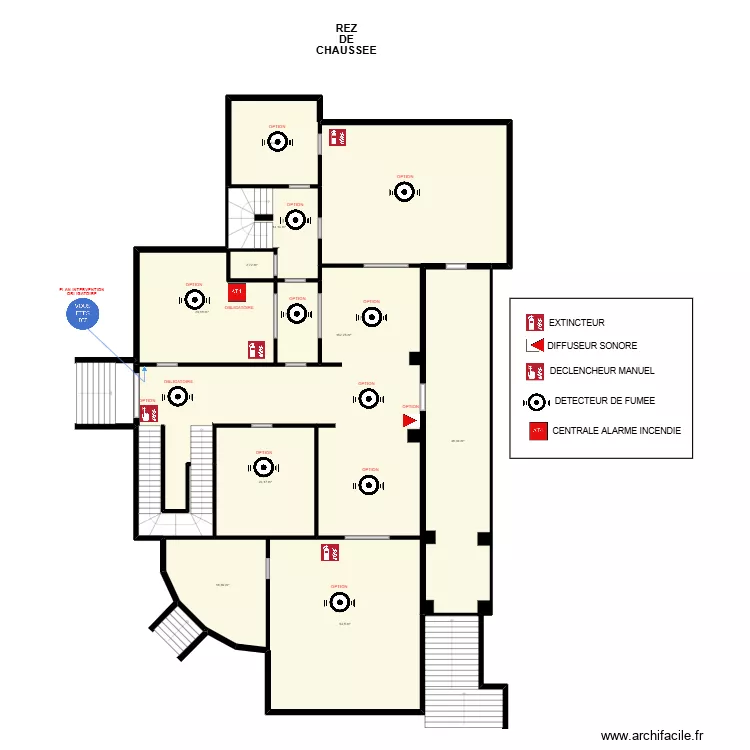 RDC GUE AUX BICHES. Plan de 10 et 366 m² RDC GUE AUX BICHES. Plan de 10 et 366 m²
