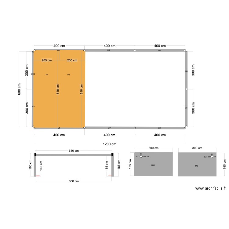 escarbasier fosse. Plan de 0 pièce et 0 m2