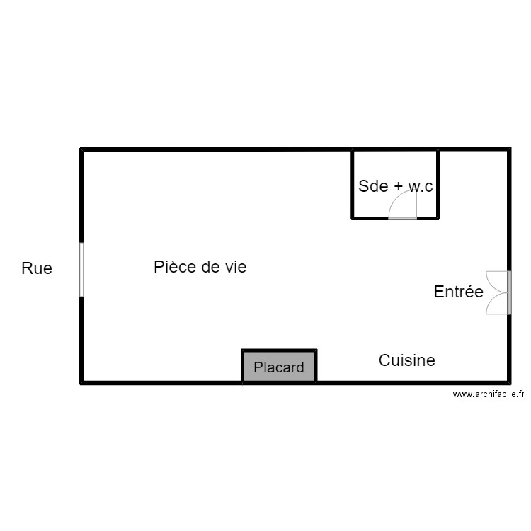 Plan Brunet 2. Plan de 3 pièces et 211 m2