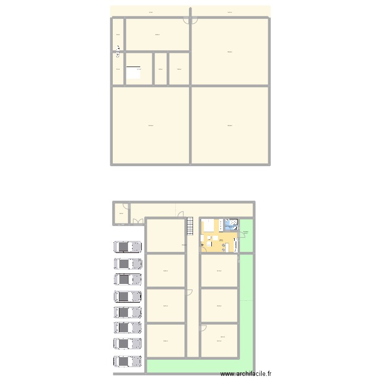 Rapha appartement . Plan de 11 pièces et 482 m2