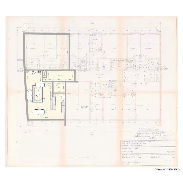 Appart Albane. Plan de 