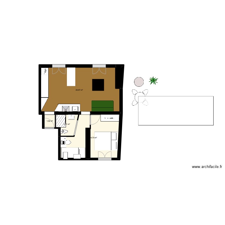legendre. Plan de 0 pièce et 0 m2