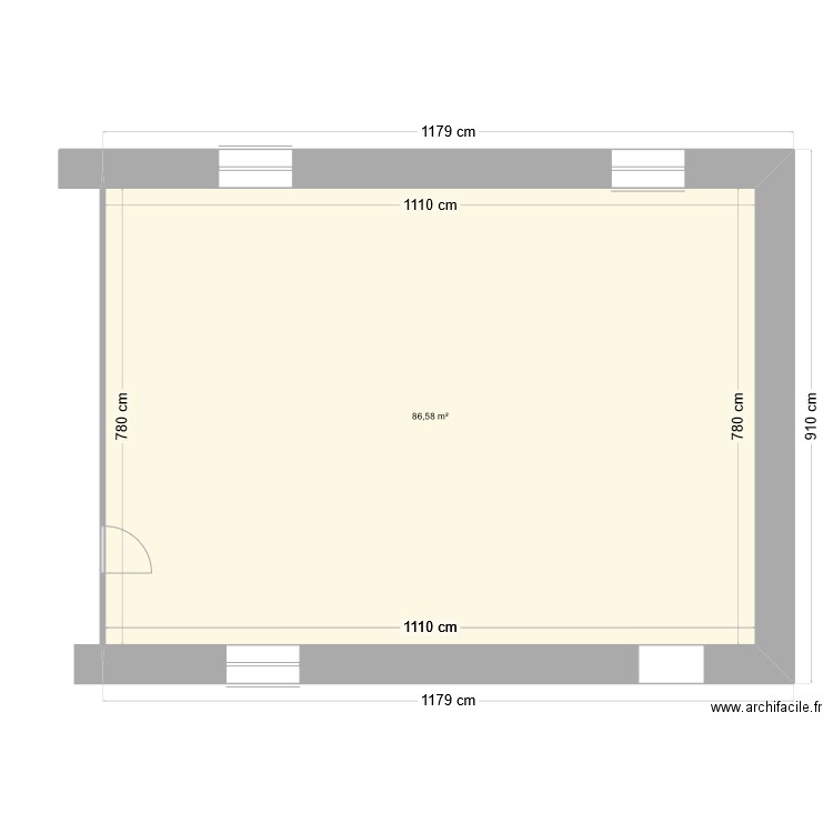 école pDB CLASSE1. Plan de 1 pièce et 87 m2