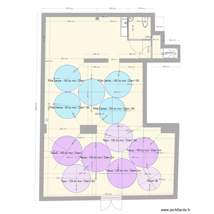Pôle Dance - Cotations. Plan de Pôle Dance - Cotations. Plan de