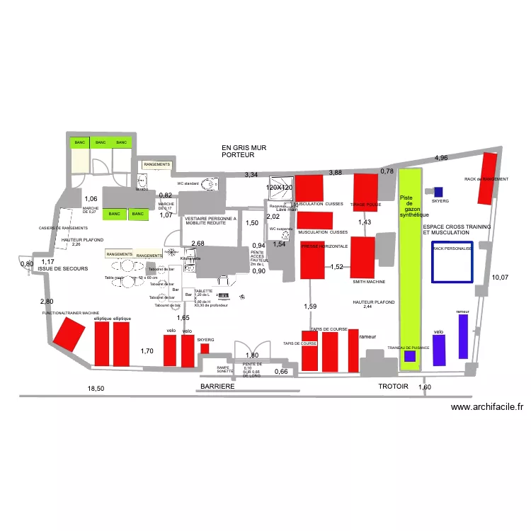 PLAN AVEC COTE ,MARCHE ,PLAN INCLINE 4. Plan de 7 pièces et 16 m² PLAN AVEC COTE ,MARCHE ,PLAN INCLINE 4. Plan de 7 pièces et 16 m²