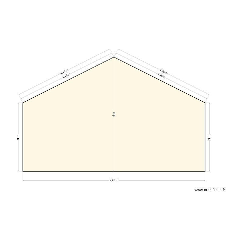 coupe type. Plan de 0 pièce et 0 m2