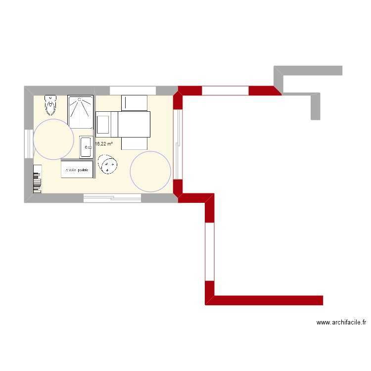 extension papa 3. Plan de 0 pièce et 0 m2