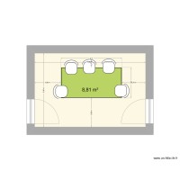 Salle de réunion table 200x100