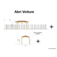 Fa&ccedil;ades abri voiture lorette