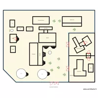 Vue en plan de HONHOUE