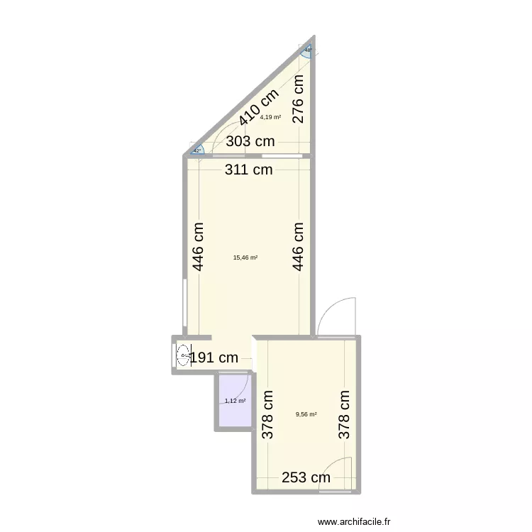 507 Av   local poubelle & v&eacute;lo . Plan de 