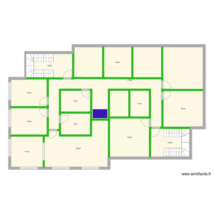 225 Seigneuriale 2e &eacute;tage 3. Plan de 
