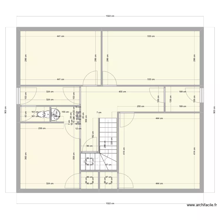 PROJET GAUDIN - RDC - ETAT DE LIEUX. Plan de 