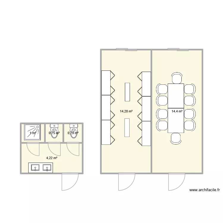 CALADE CONSTRUCTION CHANTIER ARNAS. Plan de 6 et 35 m² CALADE CONSTRUCTION CHANTIER ARNAS. Plan de 6 et 35 m²