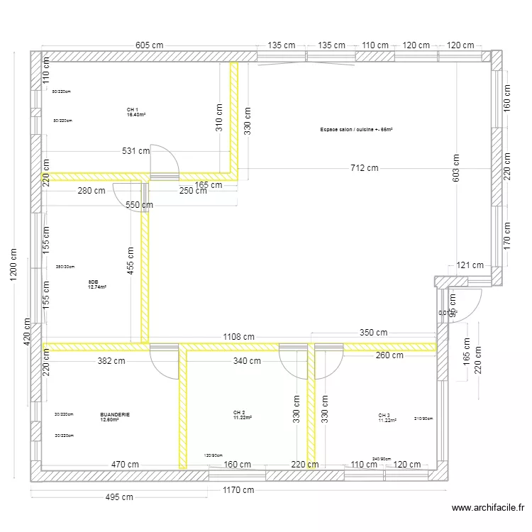 Page 1 Grez doiceau Vue plan Wood Wall Bloc. Plan de 