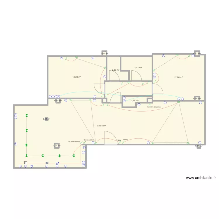 LAVARENDE PROJET ELEC. Plan de 