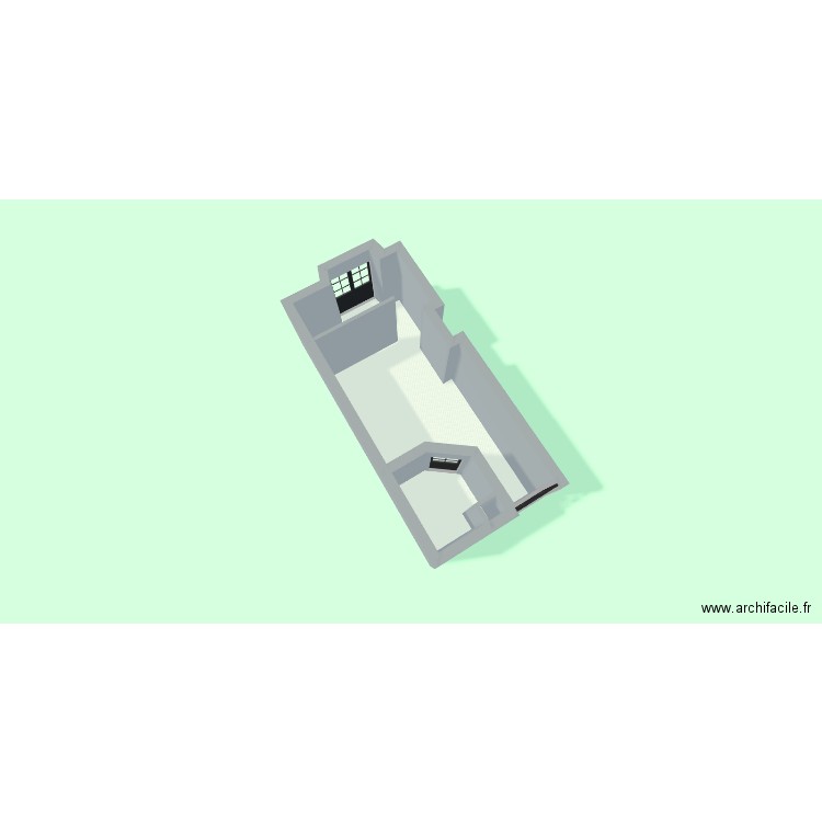 SG PRORENOV - ARC STUDIO. Plan de 3 pièces et 22 m2