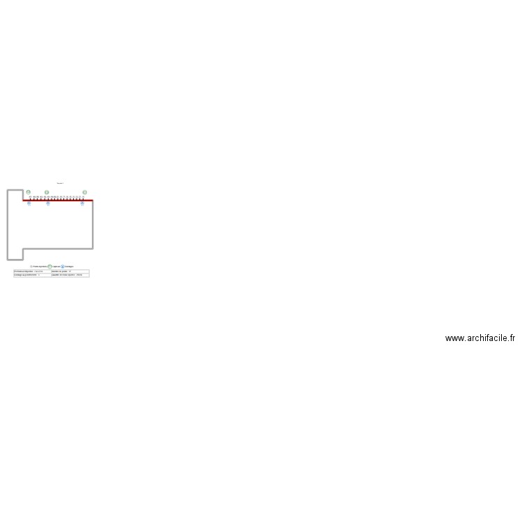 theau. Plan de 1 pièce et 73 m2