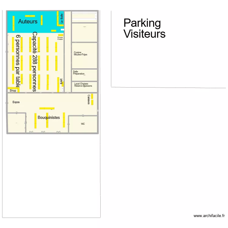 Moules 2025 - Salle de Paroisse. Plan de 
