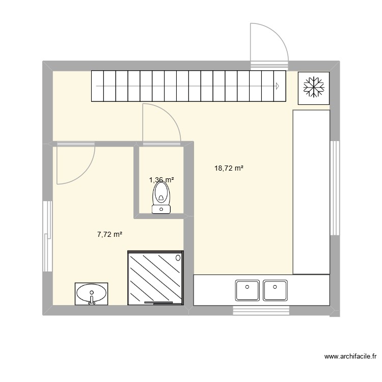 projet agrandissement. Plan de 0 pièce et 0 m2