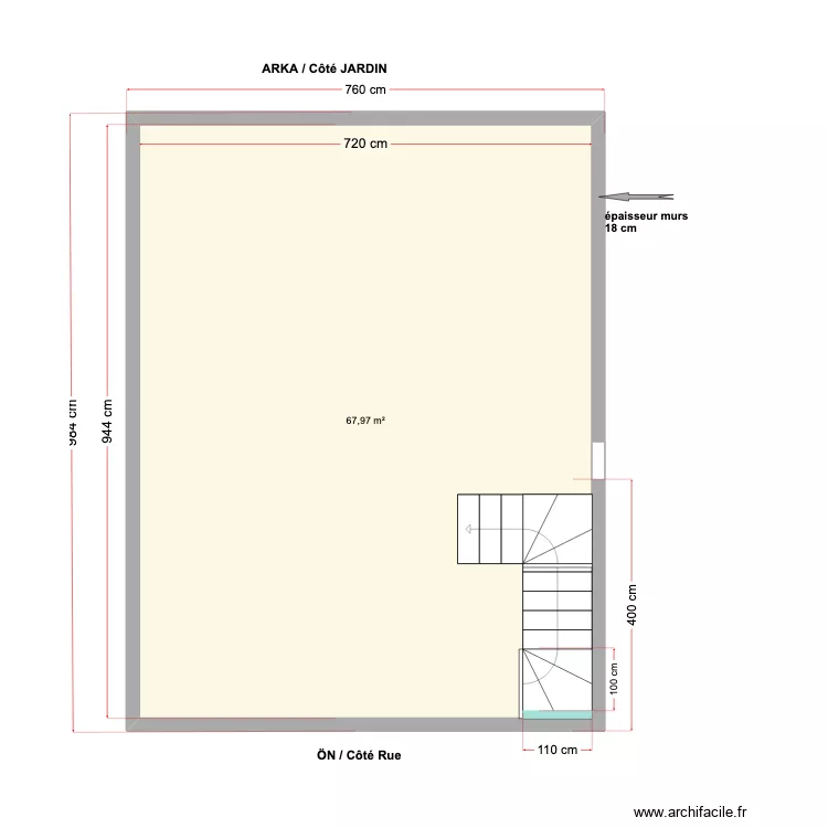 plancher ht de RDCH DRAVEIL 24 08 24. Plan de 
