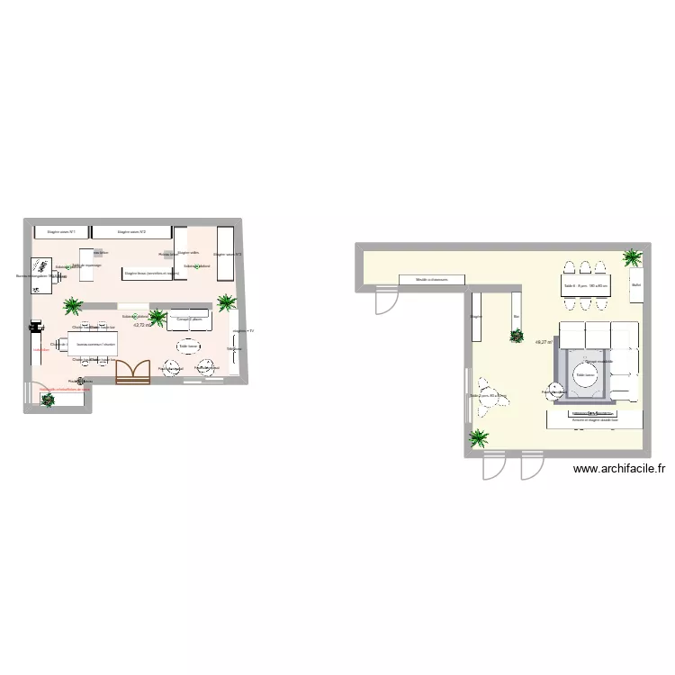 Office. Plan de 