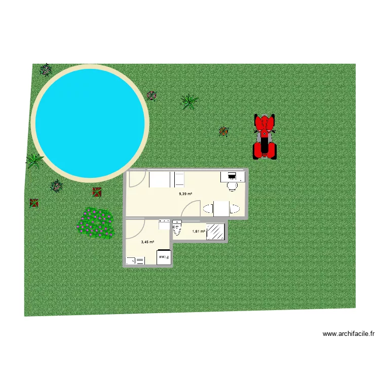 Tom2. Plan de 3  et 118 m²