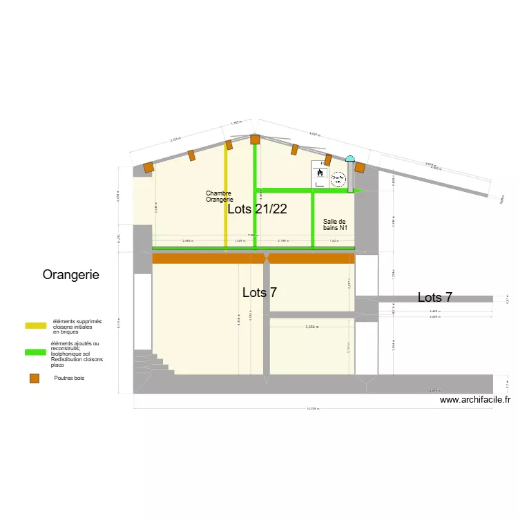MInimes_coupe_Nord_plan_sud-New. Plan de 