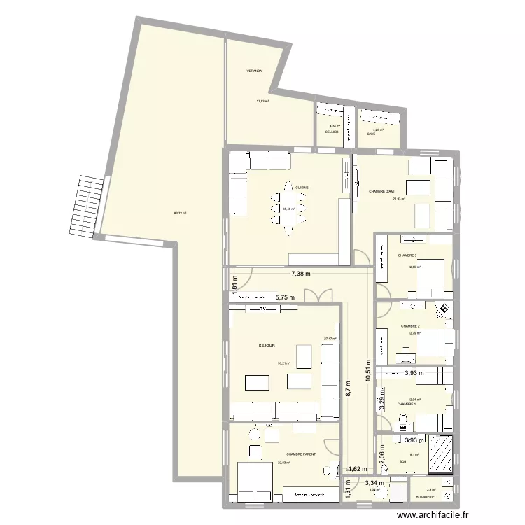 PLAN AYDIN DEFINITIF. Plan de 15 et 305 m² PLAN AYDIN DEFINITIF. Plan de 15 et 305 m²