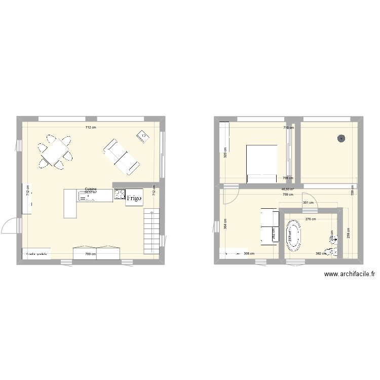 Chez nous. Plan de 0 pièce et 0 m2