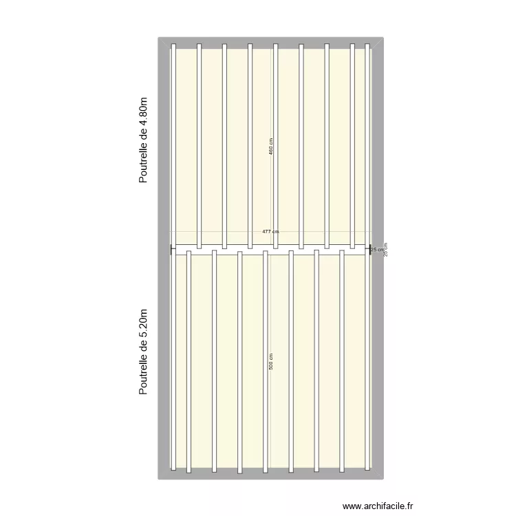Dalle etage 2. Plan de 