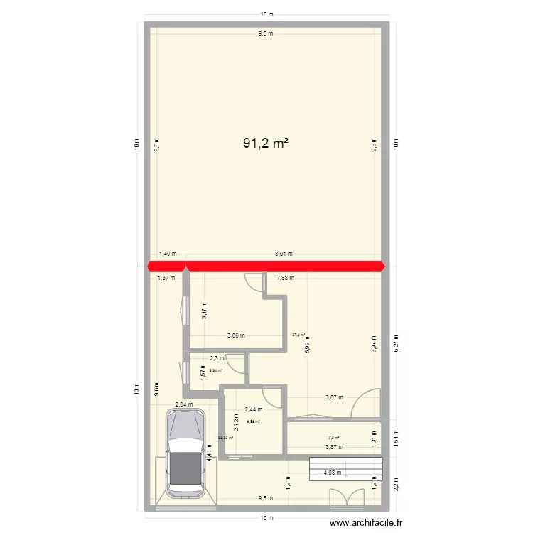 qqsqs. Plan de 6 Pièces et 176 m² qqsqs. Plan de 6 Pièces et 176 m²