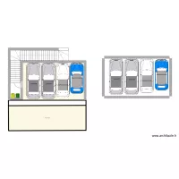 Place de parking 4 voitures