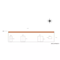 plan de coupe fa&ccedil;ade actuelle