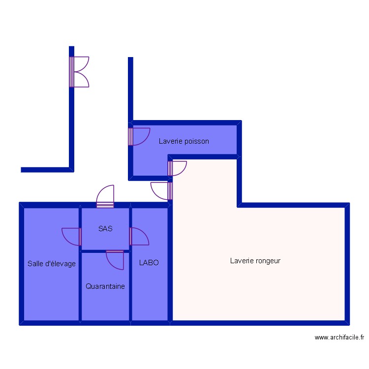 LEAT AQUA. Plan de 6 pièces et 91 m2